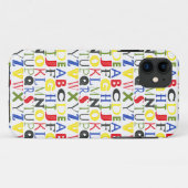 ミーガンMeagher著明るく着色された手紙 Case-Mate iPhoneケース (裏面(横))