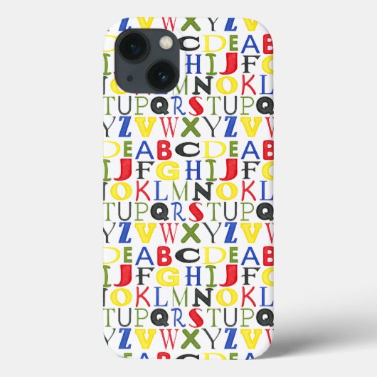 ミーガンMeagher著明るく着色された手紙 Case-Mate iPhoneケース (裏面)