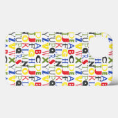 ミーガンMeagher著明るく着色された手紙 Case-Mate iPhoneケース (裏面 (横))