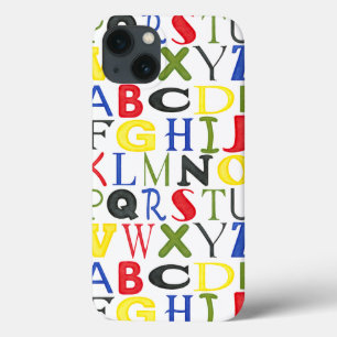 ミーガンMeagher著明るく着色された手紙 iPhone 13ケース