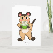 ミーキャットとラーメン カード (裏面)