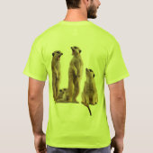 ミーキャットサン🌞チーム。 Tシャツ (裏面)