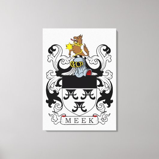 ミーク家紋 キャンバスプリント (正面)