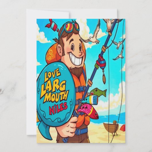 ミーズニレス魚釣り愛好家 招待状 (正面)