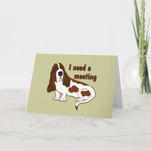 ミーティングが必要です カード (正面)
