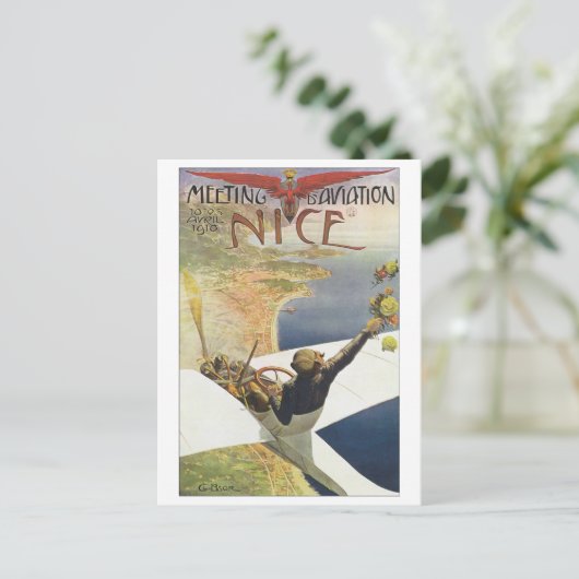 ミーティングアビエーションニーストラベルポスター ポストカード (スタンド正面)