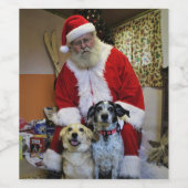 ミーティングサンタ ワインラベル (シングルラベル)