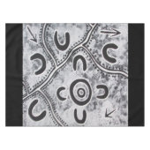 ミーティングプレイスグレーテーブルクロス テーブルクロス (正面(横))