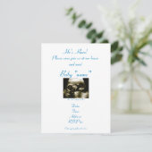 ミーティング·ベビー招待状 招待状 (スタンド正面)