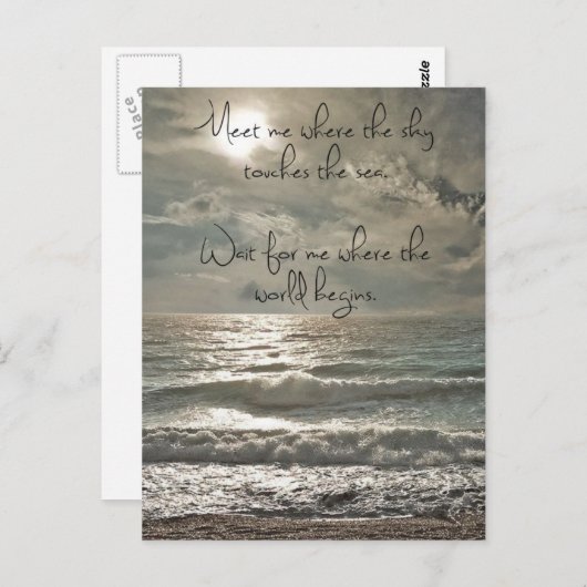 ミーティ感動的引用文はがき ポストカード (正面/裏面)