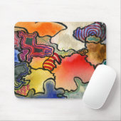 「ミートとティート」抽象デザインマウスパッド マウスパッド (マウス)