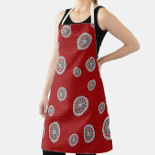 ミートアステカエイリアンオールオーバープリントエプロン エプロン (インサイチュ)