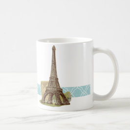 ミートインパリフランスフランスのエッフェルタワーマグ コーヒーマグカップ
