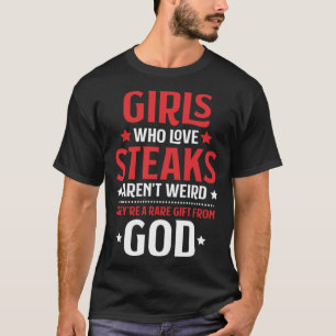 ミートガールズウーラブステーキケトゲンダイエットケトカー Tシャツ