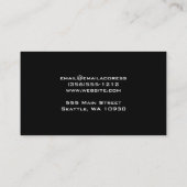 ミートクリーバーロゴ | ステーキ 名刺 (裏面)