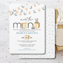 ミートザミニベビー歓迎招待状 招待状