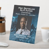 ミートザ作家サイエンスフィクションテーマ 台座サイン (インサイチュ)