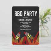 ミートスケウダーズBBQフレイムス調理師アウトパーティの招待状 招待状 (スタンド正面)