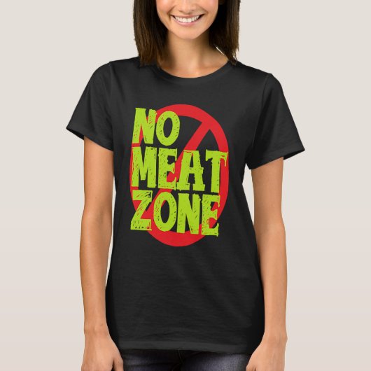 ミートゾーンなしビーガン Tシャツ (正面)