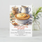 ミートパイパーティーと素朴チャーム | カナダの日 招待状 (スタンド正面)