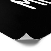 ミートボールおもしろいソーシャルミートボールプンダークBG ポスター (角)