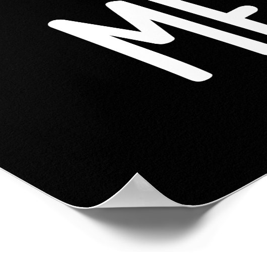 ミートボールおもしろいフードプンダークBG ポスター (角)