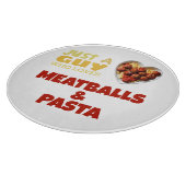 ミートボールとパスタが大好きな男 カッティングボード (角)