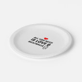 ミートボールと愛 ペーパープレート (アングル)