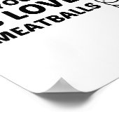 ミートボールと愛 ポスター (角)