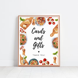 ミートボールイタリアンフードカード&ギフトサイン ポスター