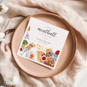 ミートボールイタリアン赤ちゃんシャワー スタンダードカクテルナプキン