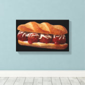 ミートボールサブ キャンバスプリント (インサイチュ (ウッドフロア))