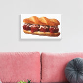 ミートボールサブ キャンバスプリント (インサイチュ (リビング))