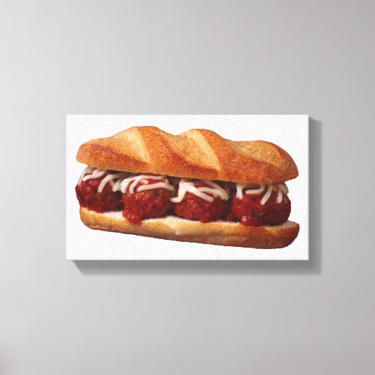 ミートボールサブ キャンバスプリント (正面)