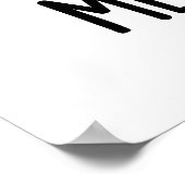 ミートボールソーシャルおもしろいミートボールプン ポスター (角)