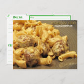 ミートボールパスタアルフレド ポストカード (正面/裏面)