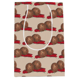 ミートボールマリナライタリアンレストランフード料理 ミディアムペーパーバッグ