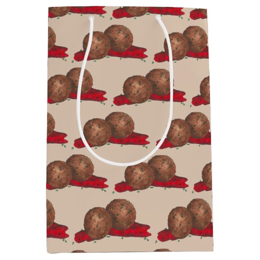 ミートボールマリナライタリアンレストランフード料理 ミディアムペーパーバッグ (正面)