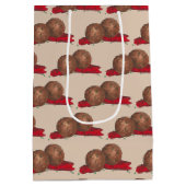 ミートボールマリナライタリアンレストランフード料理 ミディアムペーパーバッグ (裏面)