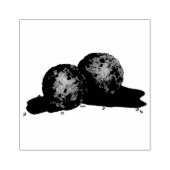 ミートボールマリナライタリアンレストランフード料理 ラバースタンプ (インプリント)