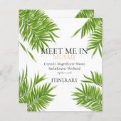 ミートマイマイアミバチェロレッテバカイ旅程 (正面/裏面)