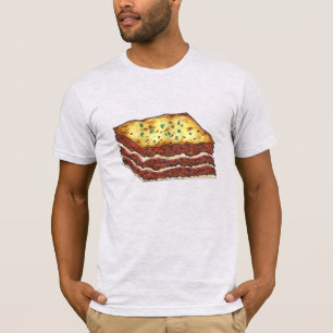 ミートラザグナラザグナレストラン食イタリアンべ物 Tシャツ