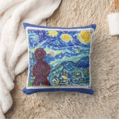 ミートルスターリーナイトボードゲームスタイルアート クッション (ブランケット)