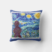 ミートルスターリーナイトボードゲームスタイルアート クッション (裏面)