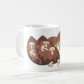 ミートローフミートローフポテトマッシュルームグレイビーグルメ コーヒーマグカップ (正面左)