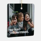 ミートーフォトクリスマスツリー セラミックオーナメント (右)