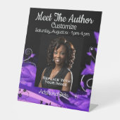 ミート作家パープルフローラ 台座サイン (正面)