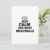 ミート保ボールは落ち着いて作る サンキューカード (スタンド正面)