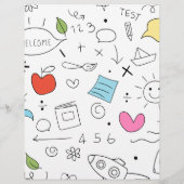 ミート先生モダン新学期フライヤー チラシ (裏面)