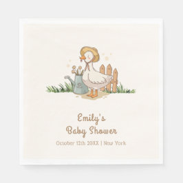 ミードウヴィンテージリトルアクリングガーデンベビーシャワー スタンダードランチョンナプキン